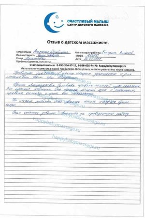 Массаж для детей ВДНХ Малахитовая улица